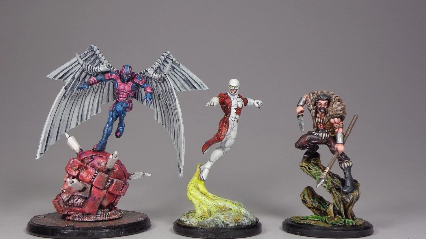 Some 3d Printed Marvel Superhero Miniatures — Paintedfigs Miniature ...