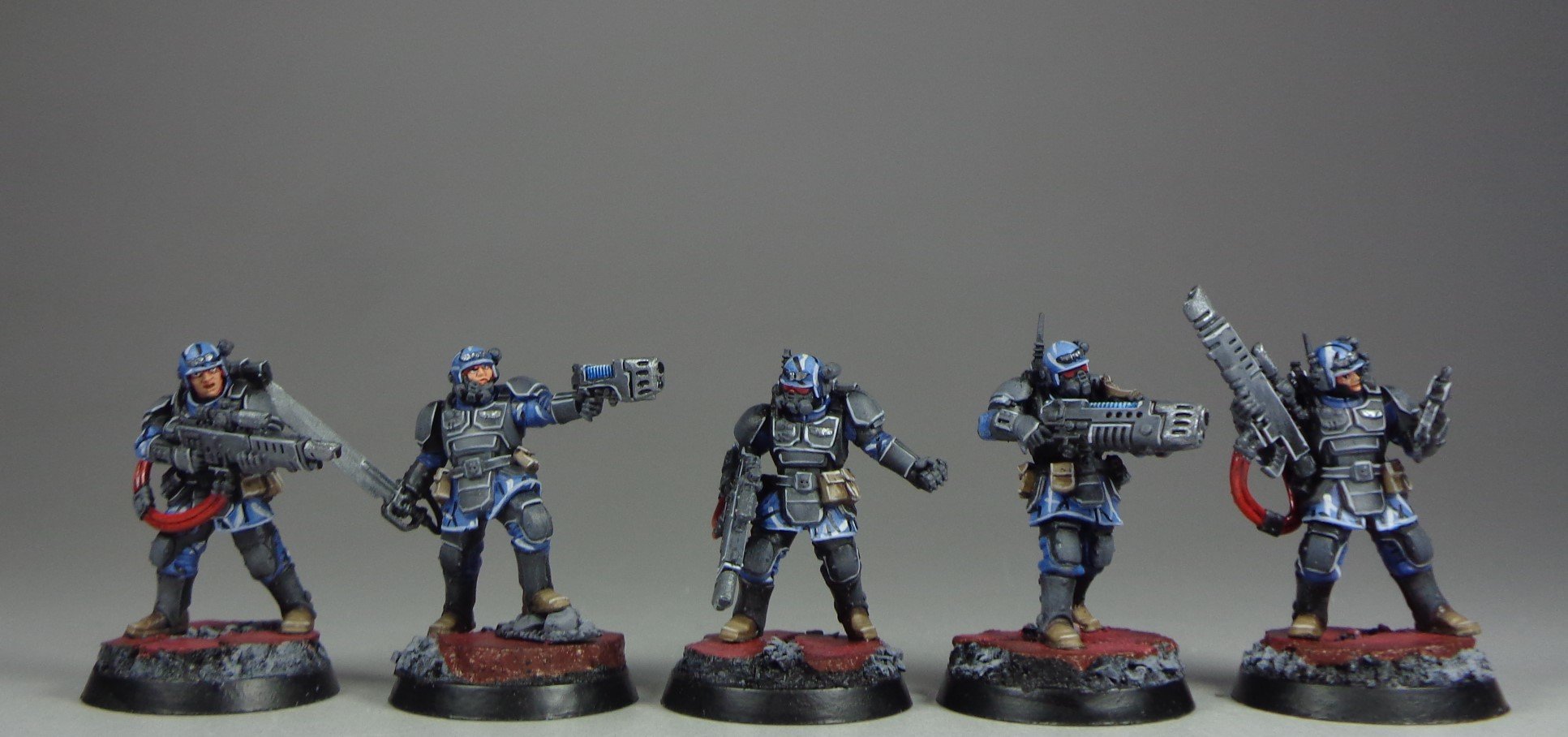 Some Blue and Camo Astra Militarum — Paintedfigs Miniature Painting Service
