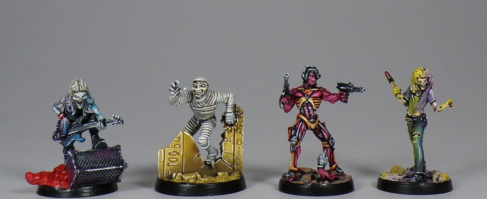 CMON Iron Maiden Character Pack #3 – Miniature Eddie Fear Of The Dark E Wicker Man Per Giochi Da Tavolo