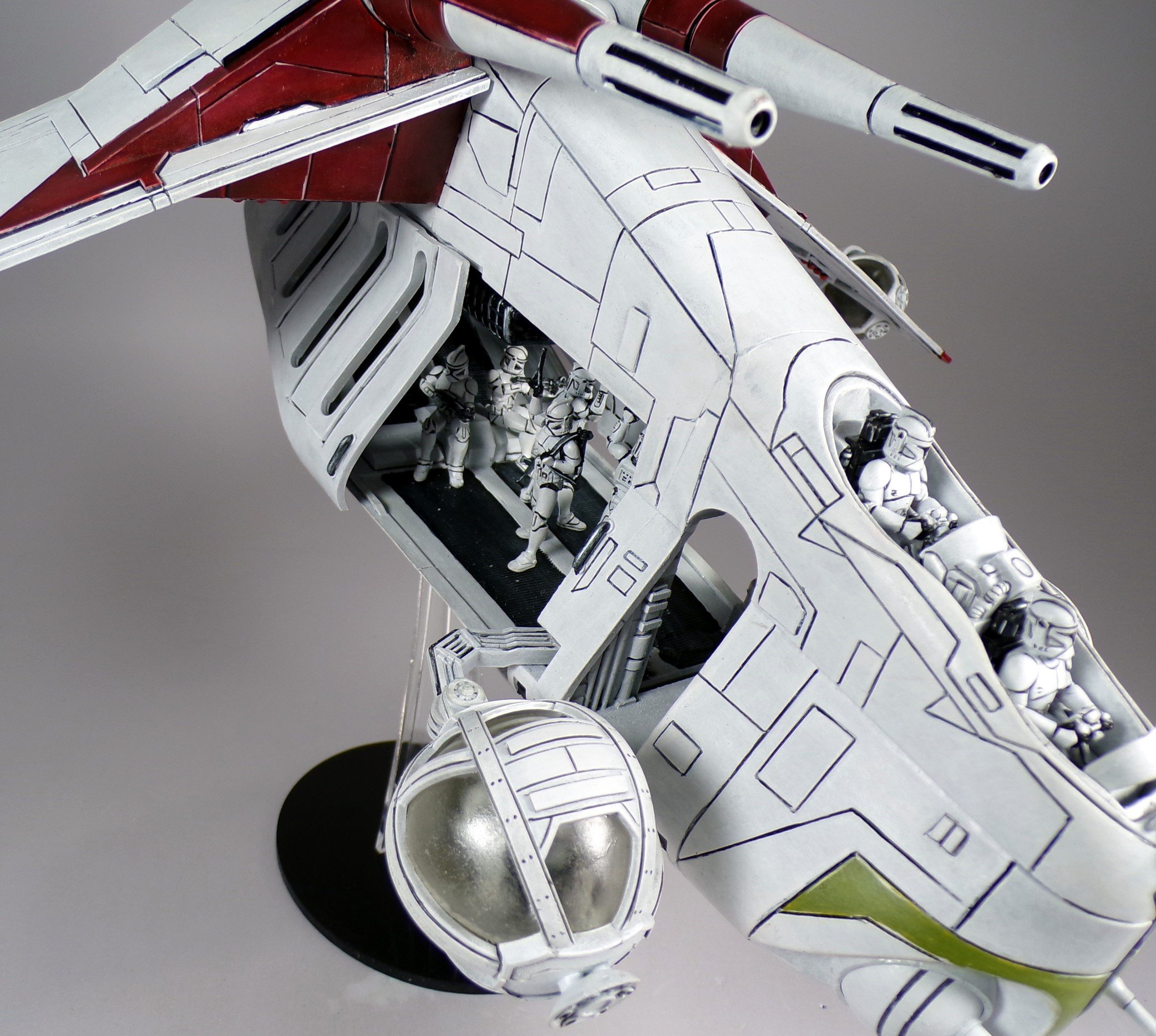 Paintedfigs Star Wars Legion Miniature Painting Service LAAT Republic Gunship (5).jpg