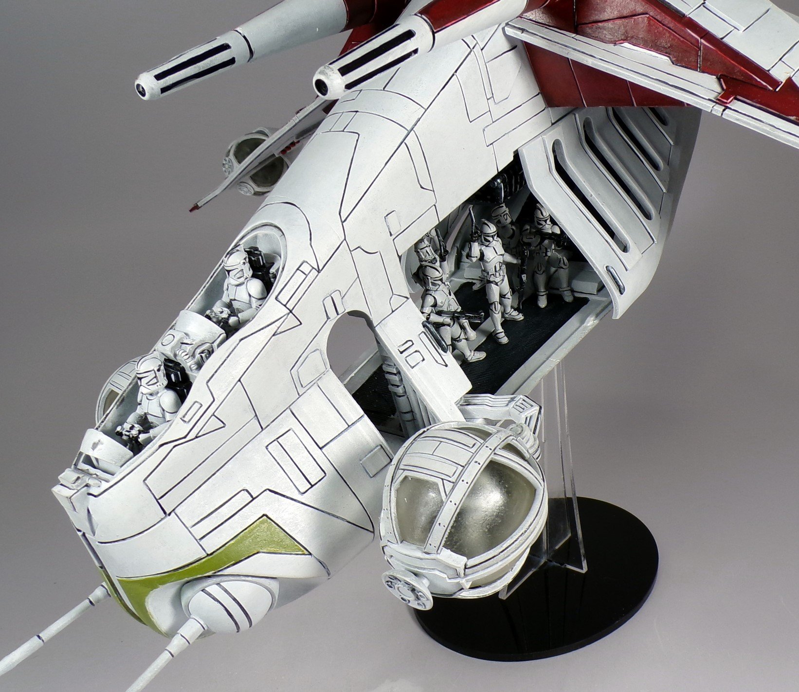 Paintedfigs Star Wars Legion Miniature Painting Service LAAT Republic Gunship (6).jpg