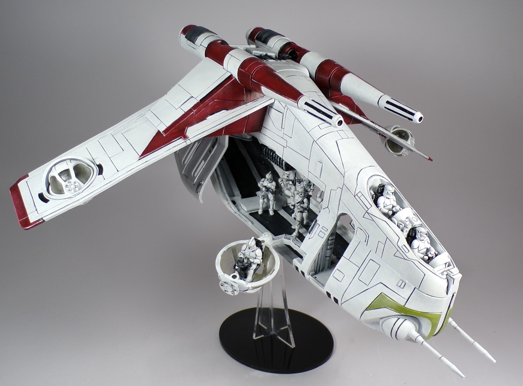 Paintedfigs Star Wars Legion Miniature Painting Service LAAT Republic Gunship (8).jpg