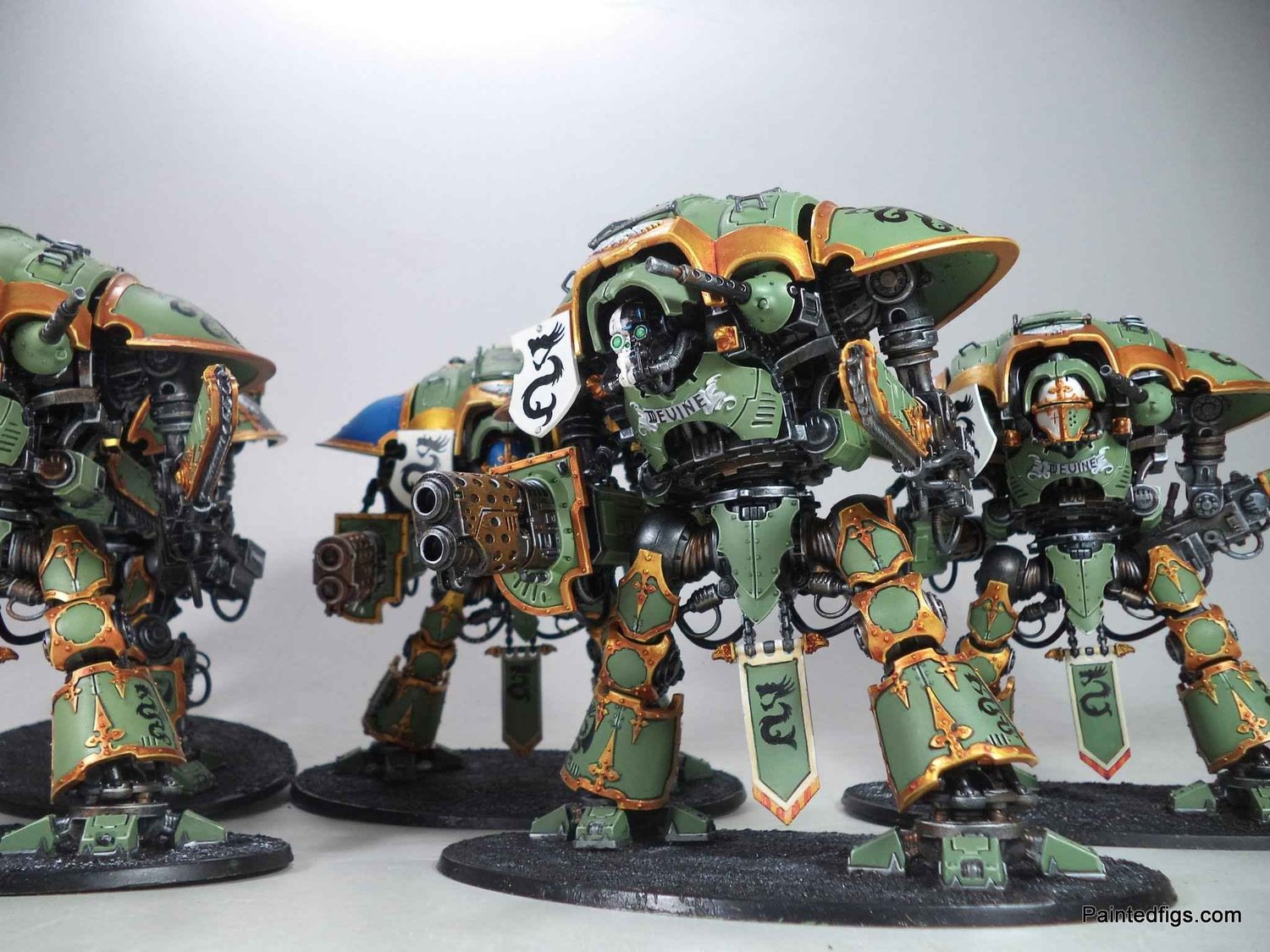IK61 BATTLE CANNON IMPERIAL KNIGHT WARDEN WARHAMMER 40000 BITZ W40K B3
