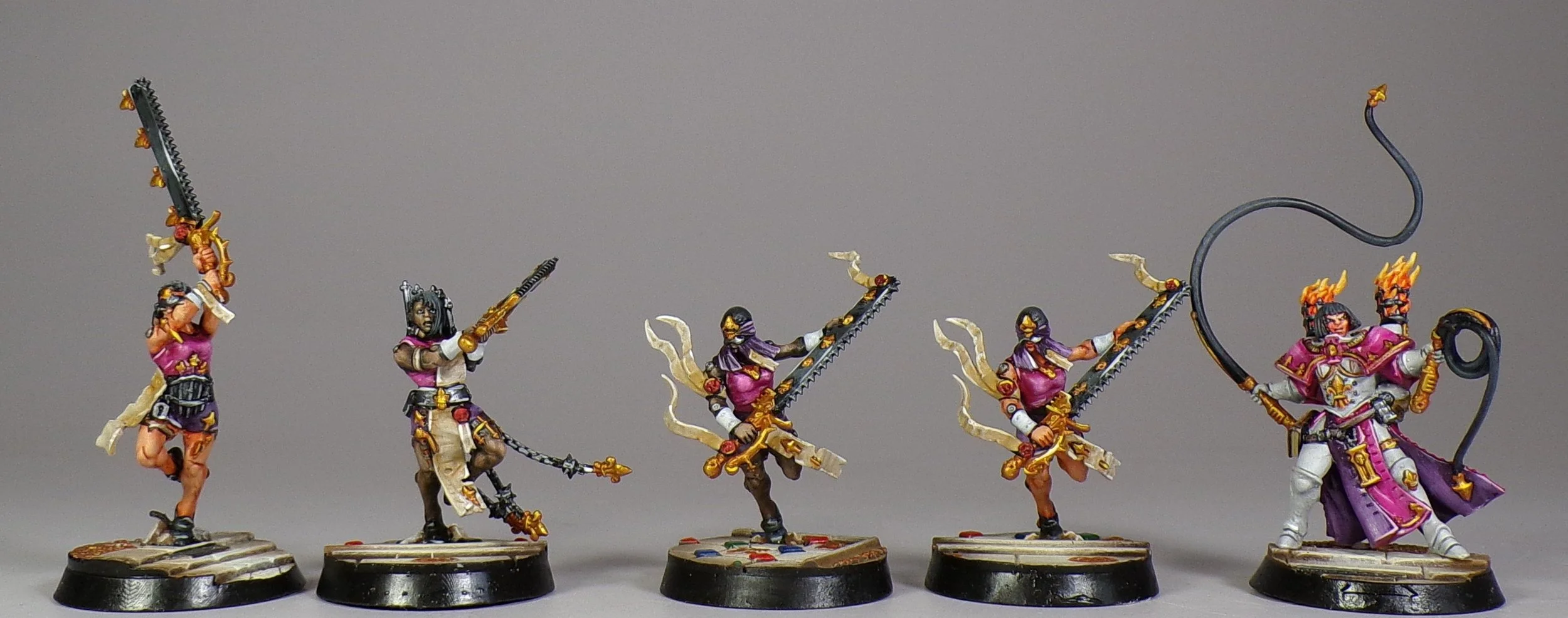 Battle Miniatures 40k: Pink Battle Sisters! — Paintedfigs Miniature Painting Service