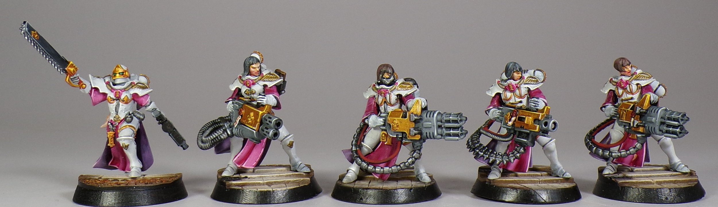 Pink Adepta Sororitas Sisters of Battle Paintedfigs Miniature Painting Sevice (23).jpg