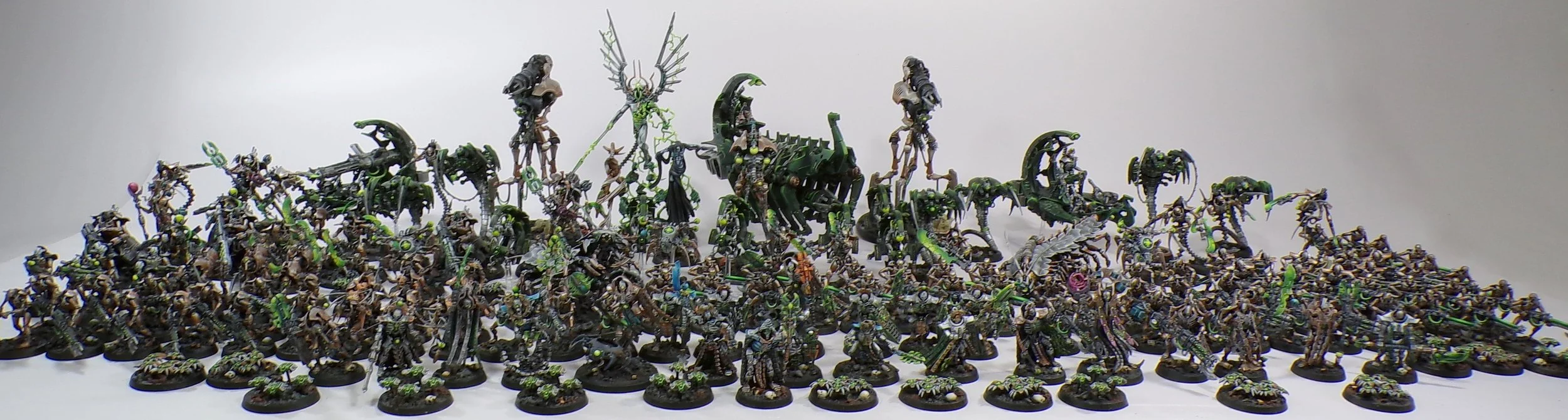 Types of Necrons we’ve painted over the years