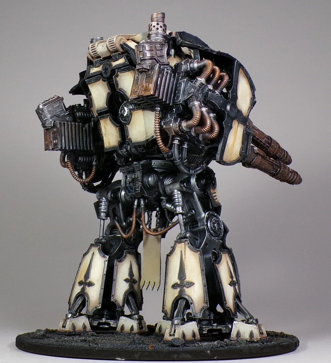 40k: Painting Forgeworld Imperial Knights with Weathering — Paintedfigs ...
