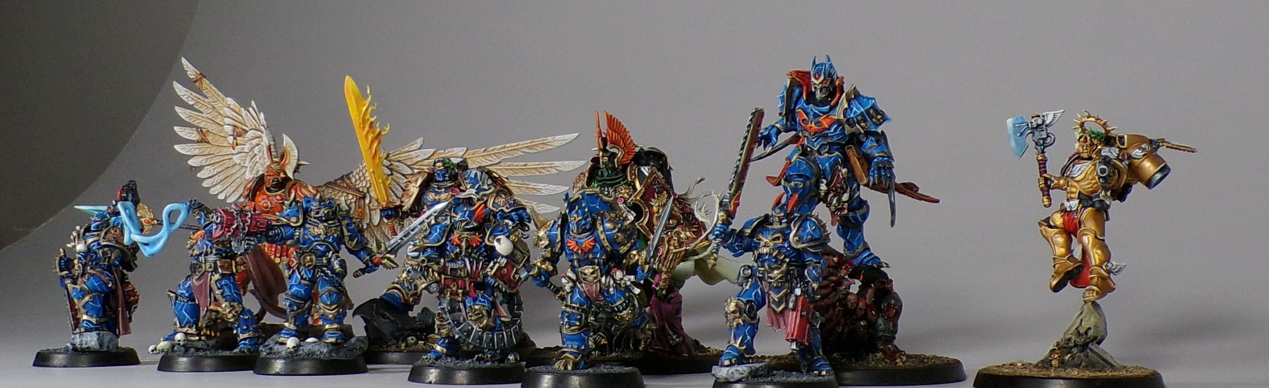 All Primarch Models Painted 40k Primarchs and Heroes, GW and Artel