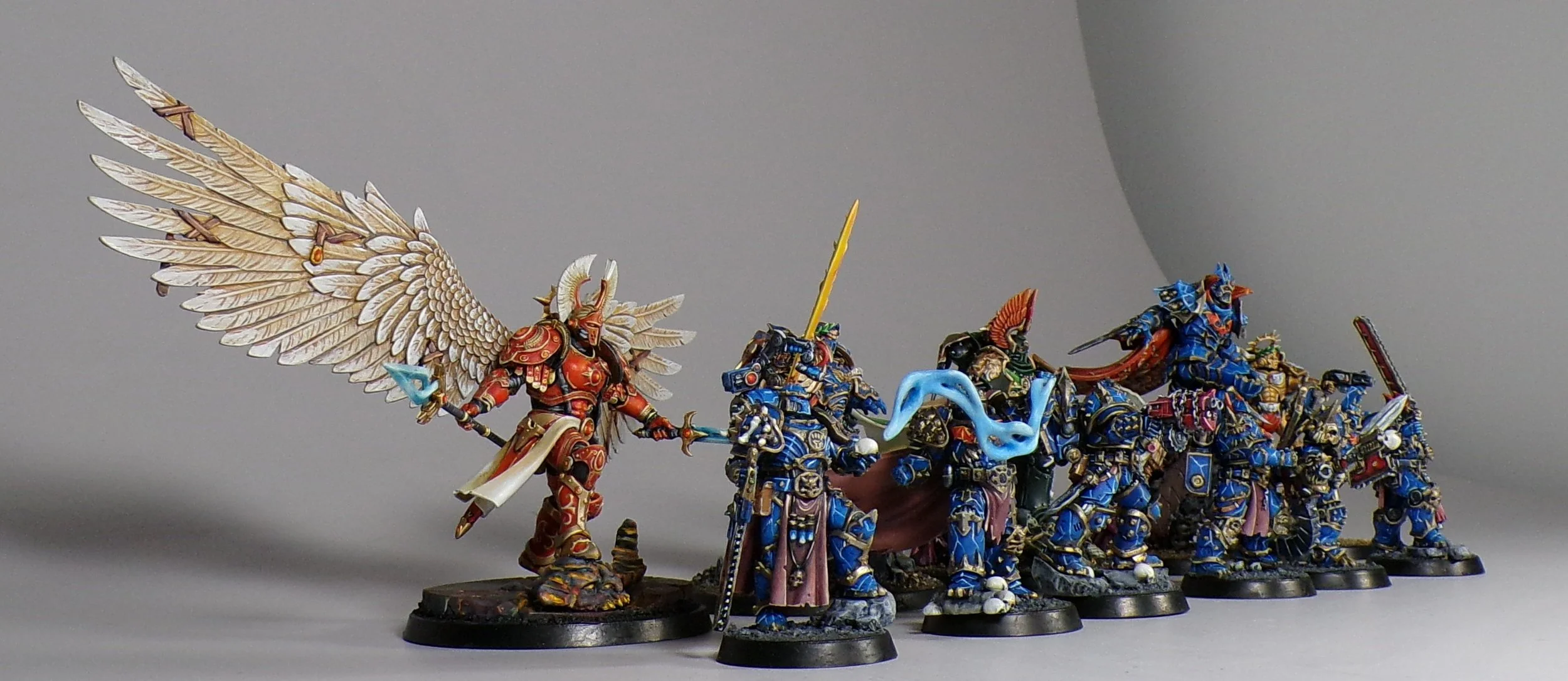 All Primarch Models Painted 40k Primarchs and Heroes, GW and Artel