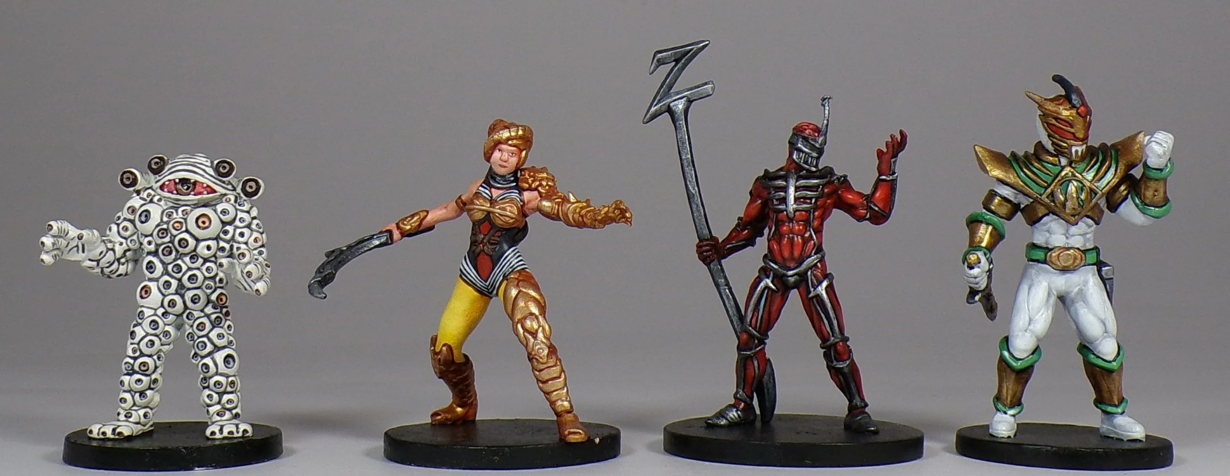 Power Rangers: Heroes of the Grid painted! — Paintedfigs Miniature ...