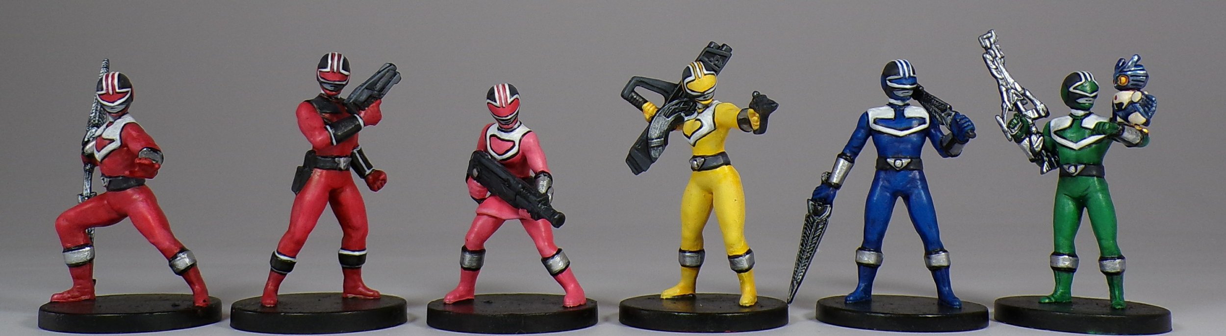 Power Rangers: Heroes of the Grid painted! — Paintedfigs Miniature ...