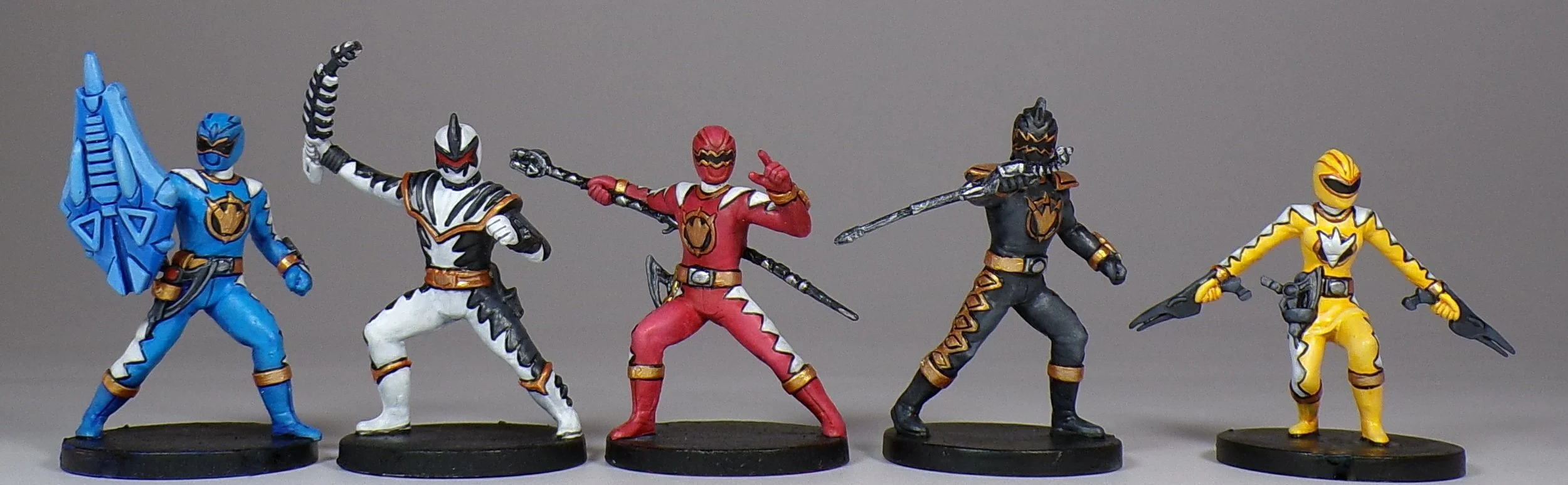 Power Rangers: Heroes of the Grid painted! — Paintedfigs Miniature ...