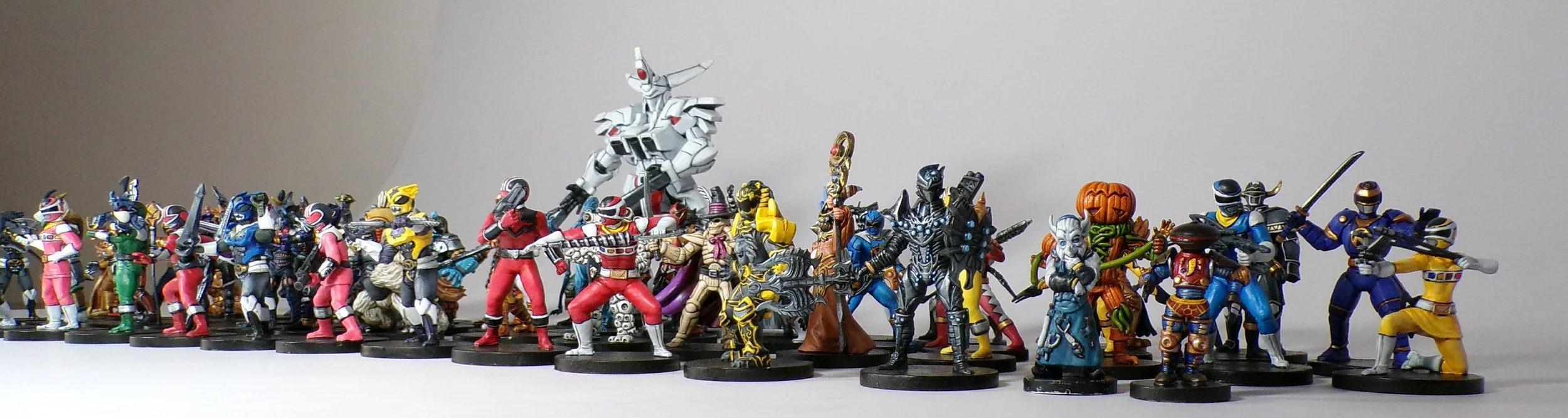 Power Rangers: Heroes of the Grid painted! — Paintedfigs Miniature ...
