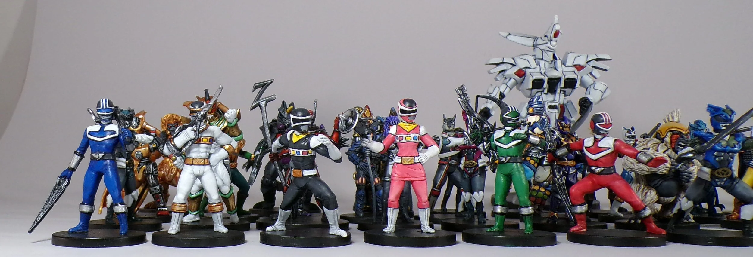 Power Rangers: Heroes of the Grid painted! — Paintedfigs Miniature ...