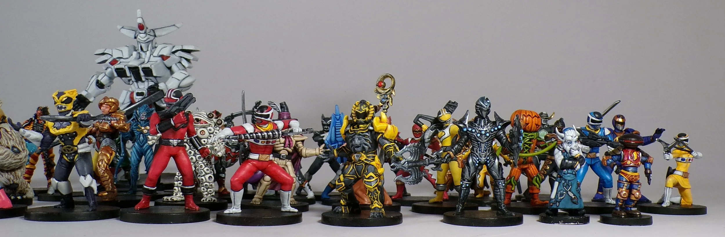 Power Rangers: Heroes of the Grid painted! — Paintedfigs Miniature ...