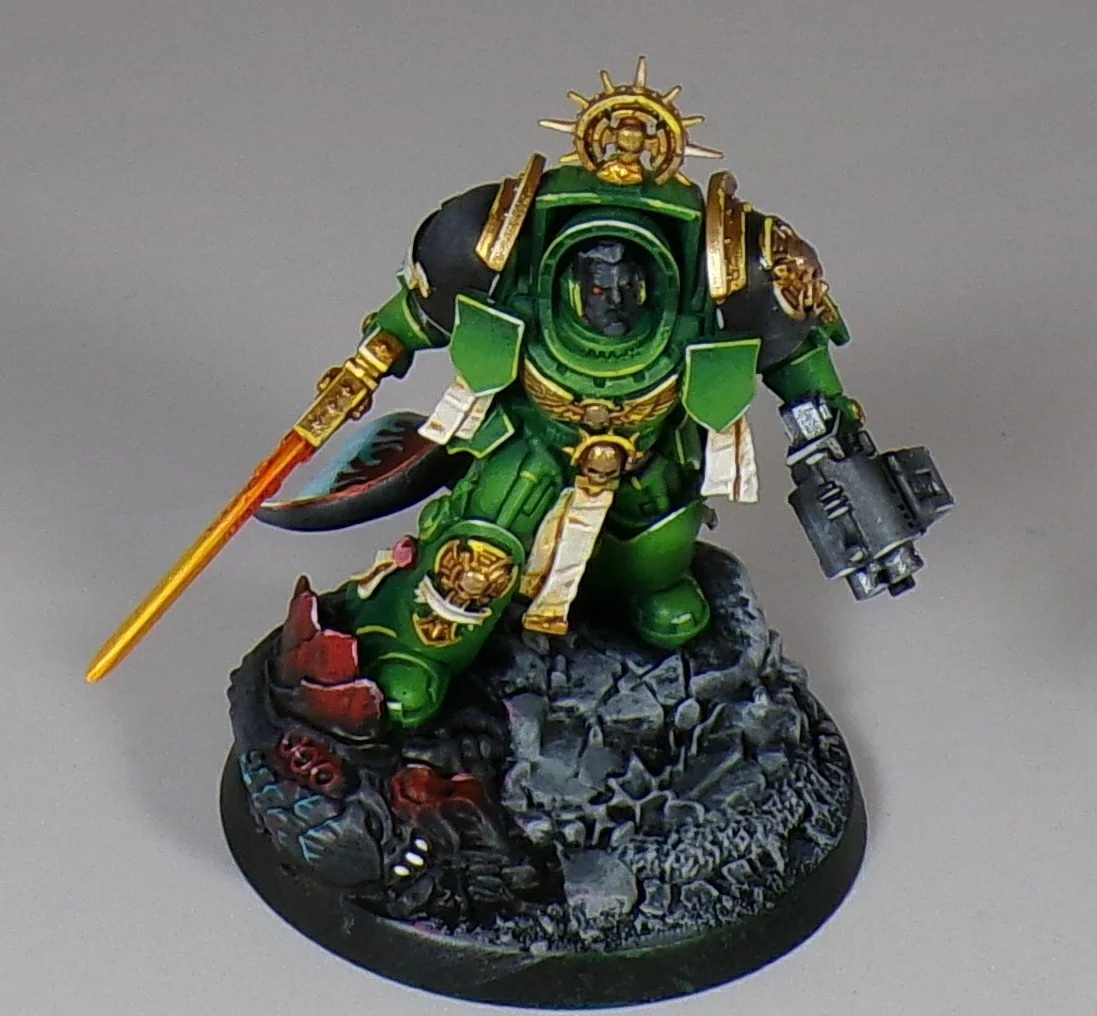 40k Salamander Space Marines and Chaos Knights painted! — Paintedfigs ...