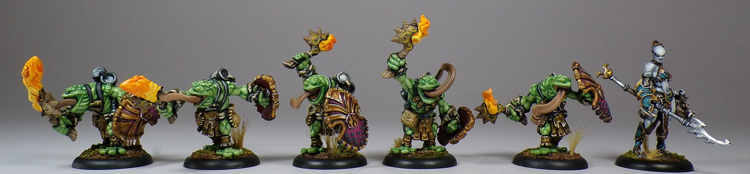Warmachine Southern Kriefs Fire Tongue Warriors and Brineblood Marauders PaintedFigs Miniature Painting Service (3).jpg