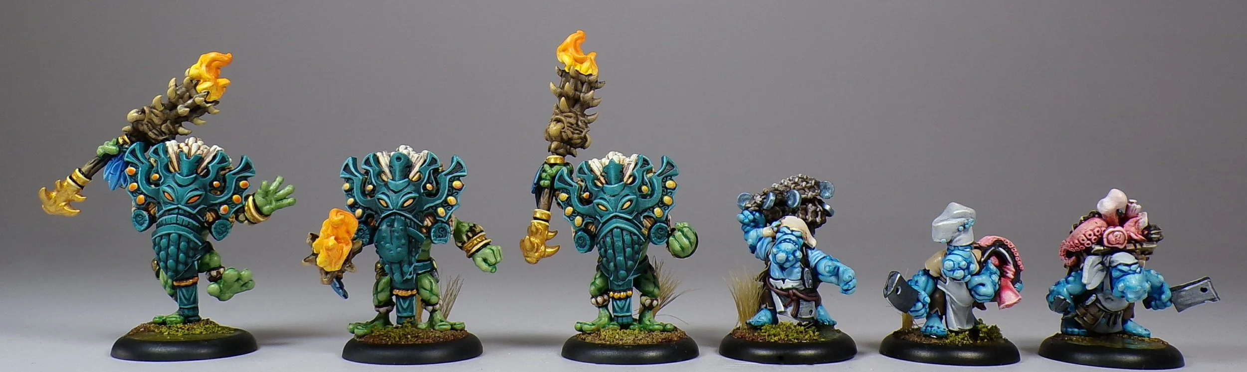 Warmachine Southern Kriefs Fire Tongue Warriors and Brineblood Marauders PaintedFigs Miniature Painting Service (5).jpg