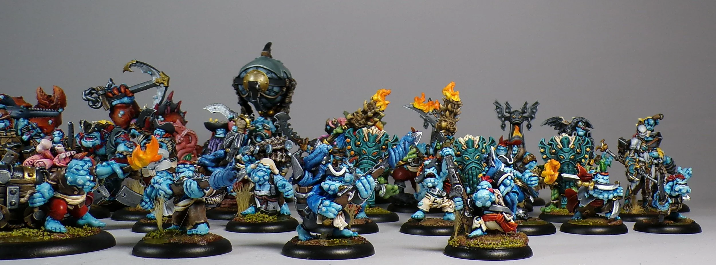 Warmachine Southern Kriefs Fire Tongue Warriors and Brineblood Marauders PaintedFigs Miniature Painting Service (31).jpg