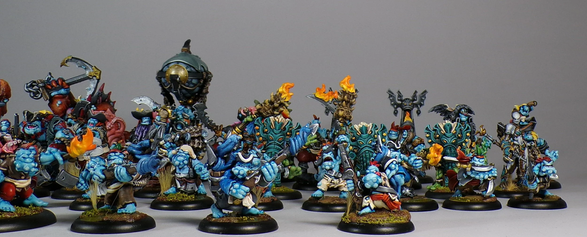Warmachine Southern Kriefs Fire Tongue Warriors and Brineblood Marauders PaintedFigs Miniature Painting Service (37).jpg
