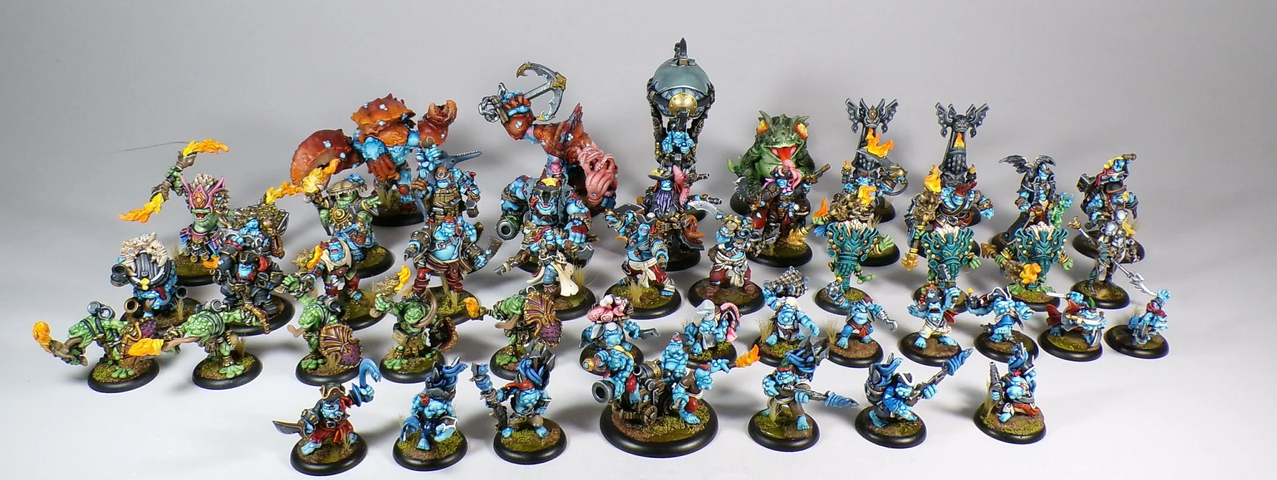 Warmachine Southern Kriefs Fire Tongue Warriors and Brineblood Marauders PaintedFigs Miniature Painting Service (38).jpg