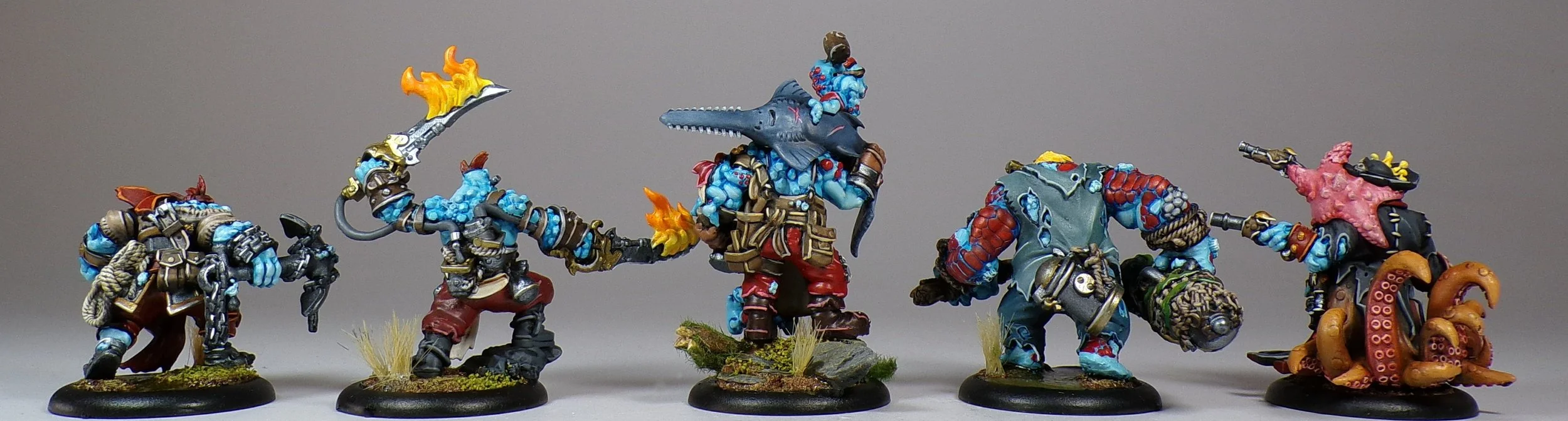 Warmachine Southern Kriefs Fire Tongue Warriors and Brineblood Marauders PaintedFigs Miniature Painting Service (39).jpg