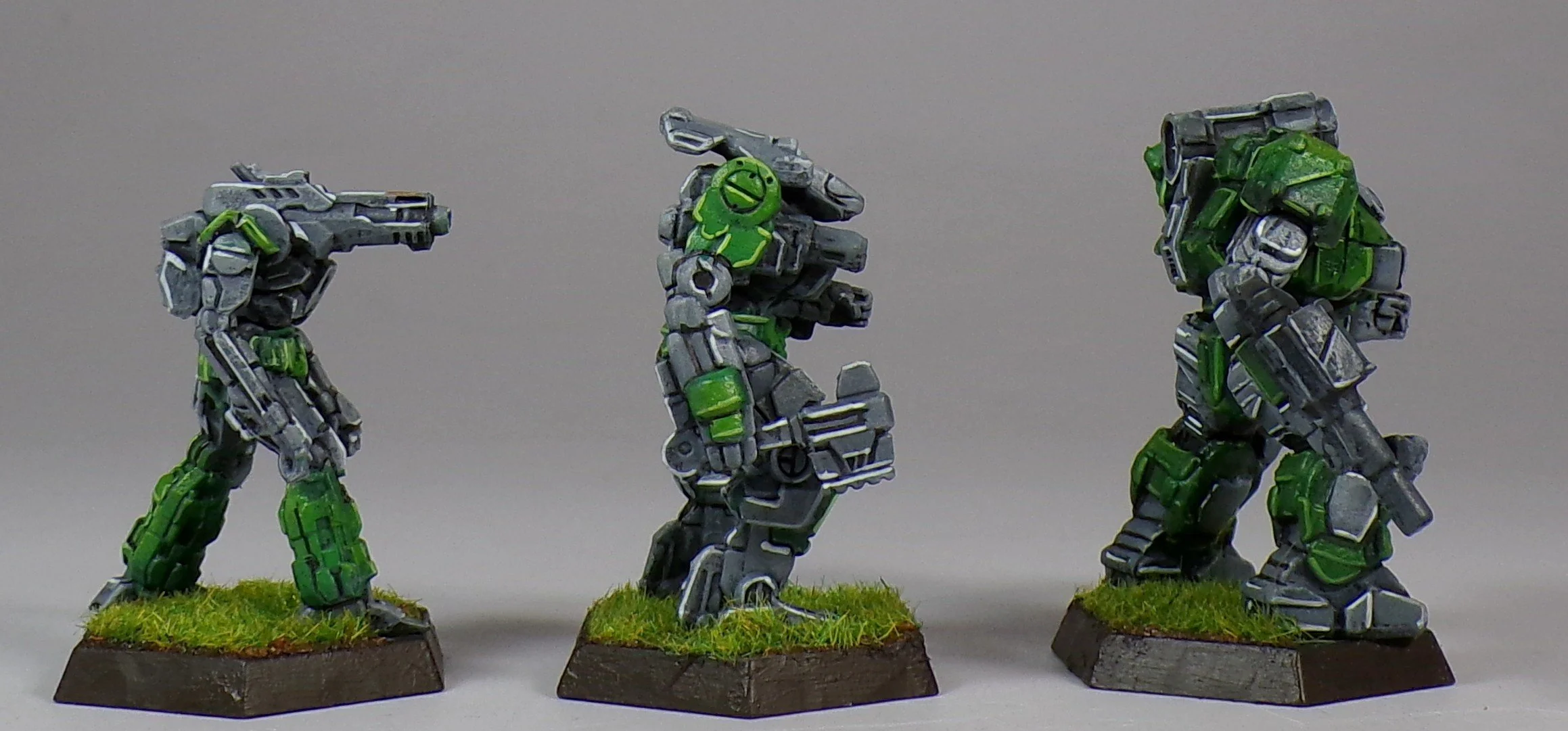 Battletech: Minis painted up in the Eridani Light Horse faction colors ...