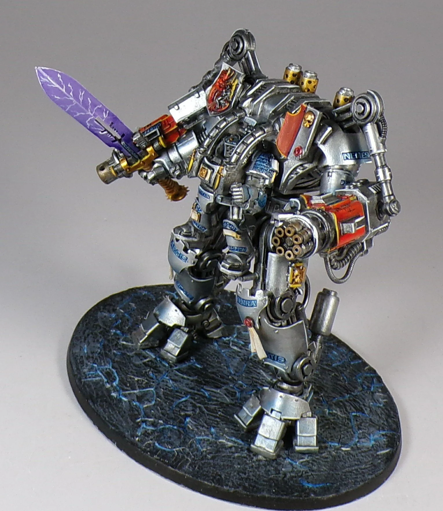 Knight Mini Lab Grand Master Voldus and Nemesis Dreadknight: Painted reinforcements for ...