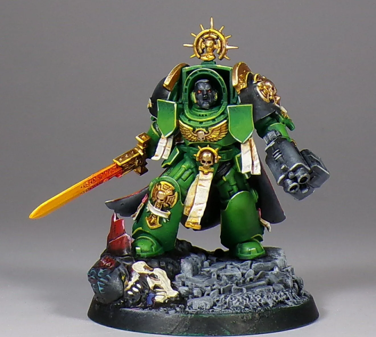 Salamander Space Marines Reinforcements PaintedFigs Miniature Painting Service (33).jpg
