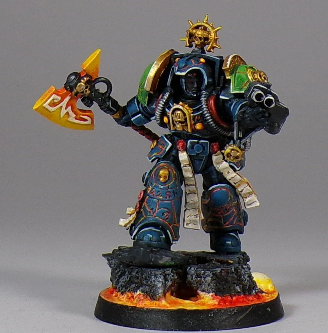 Salamander Space Marines Reinforcements PaintedFigs Miniature Painting Service (61).jpg