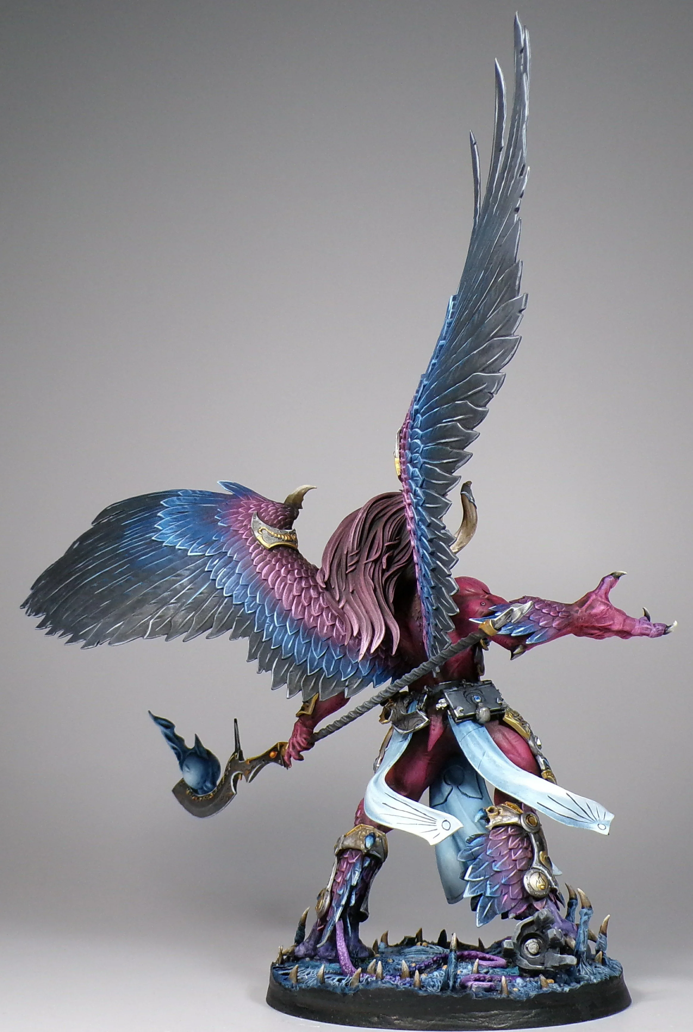 Warhammer 40k: Painting Fulgrim – Daemon Primarch of Slaanesh, and his ...