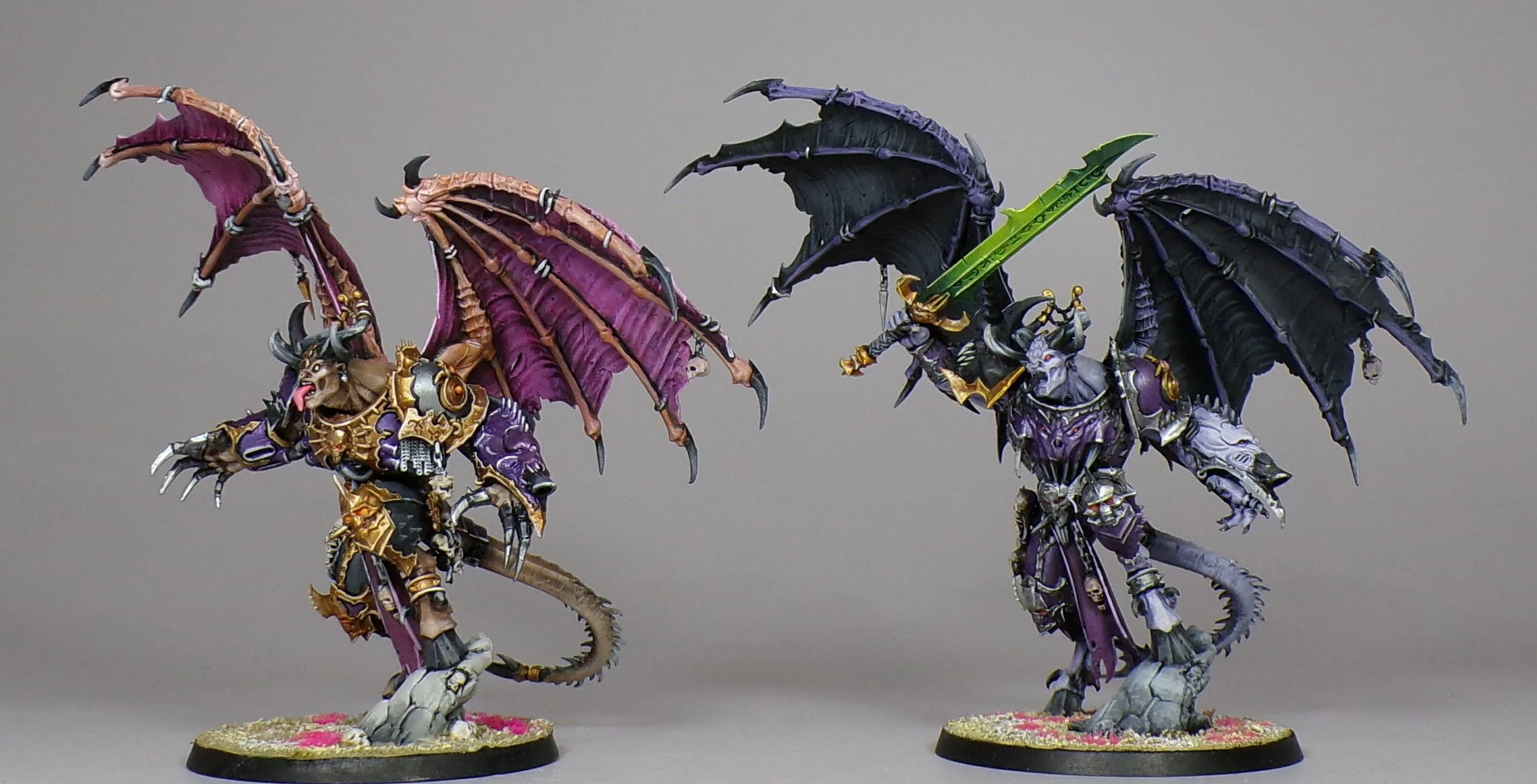 Horus Heresy Emperor's Children Chaos Space Marines and 40k Daemon Primarchs Warhammer 40k PaintedFigs Miniature Painting Studio ( (8).jpg