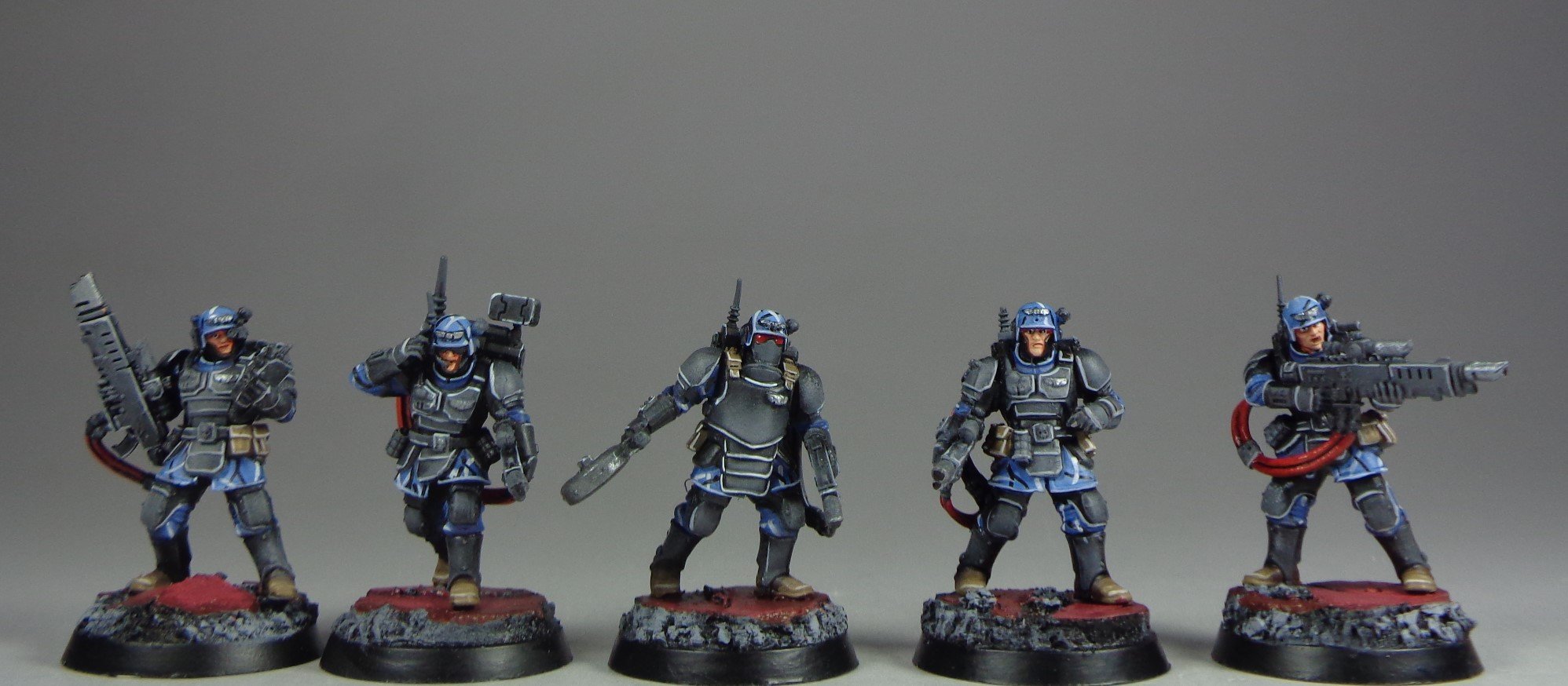 Some Blue and Camo Astra Militarum — Paintedfigs Miniature