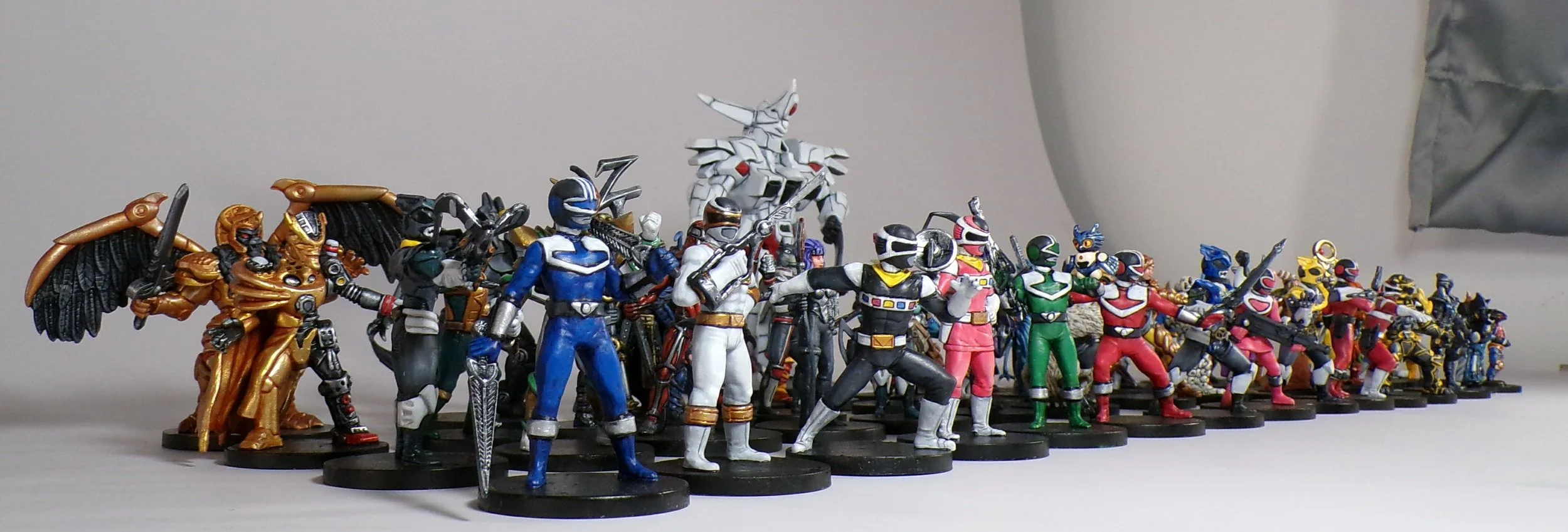 Power Rangers: Heroes of the Grid painted! — Paintedfigs Miniature ...