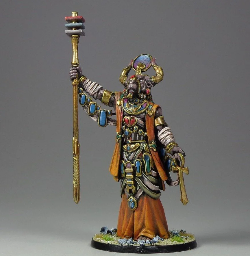 Painting CMON’s Ankh Board Game — Paintedfigs Miniature Painting Service