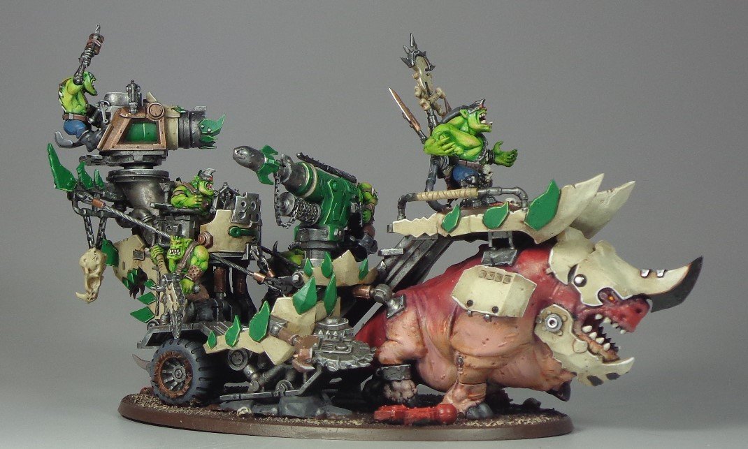Painting some Bright Green Warhammer 40k Space Orks — Paintedfigs Miniature  Painting Service