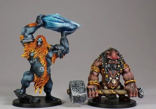 Painted Blood Rage Miniatures — Paintedfigs Miniature Painting Service
