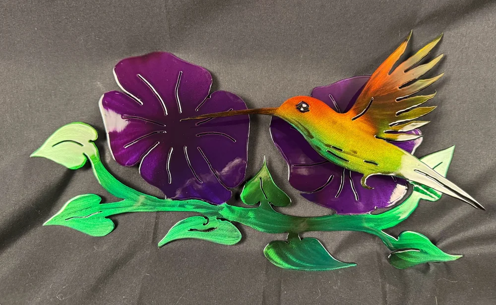 Pieces Available — Hand Crafted Burnt Metal Art