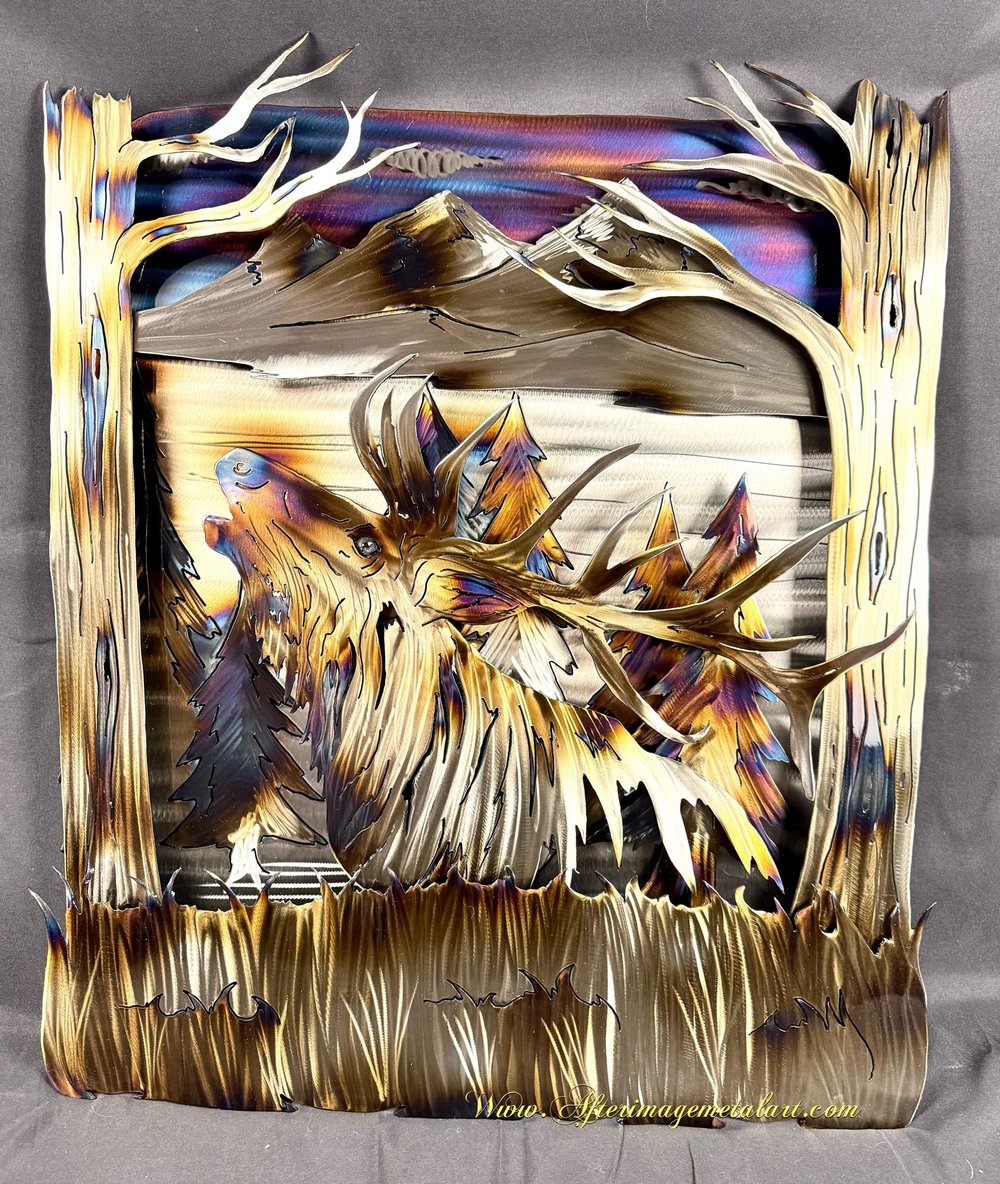 Pieces Available — Hand Crafted Burnt Metal Art