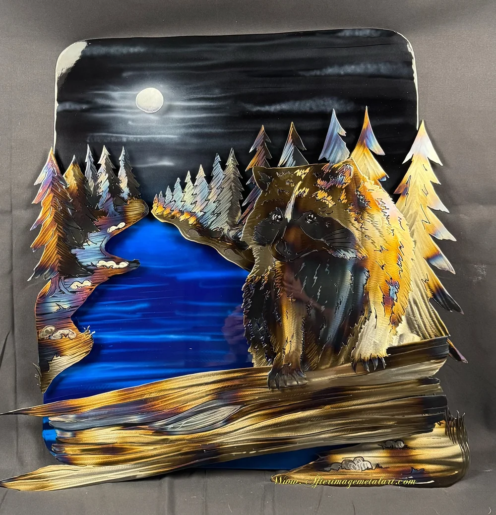 Pieces Available — Hand Crafted Burnt Metal Art