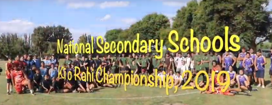A look at the 2019 NZ Secondary School Ki o Rahi National Draw