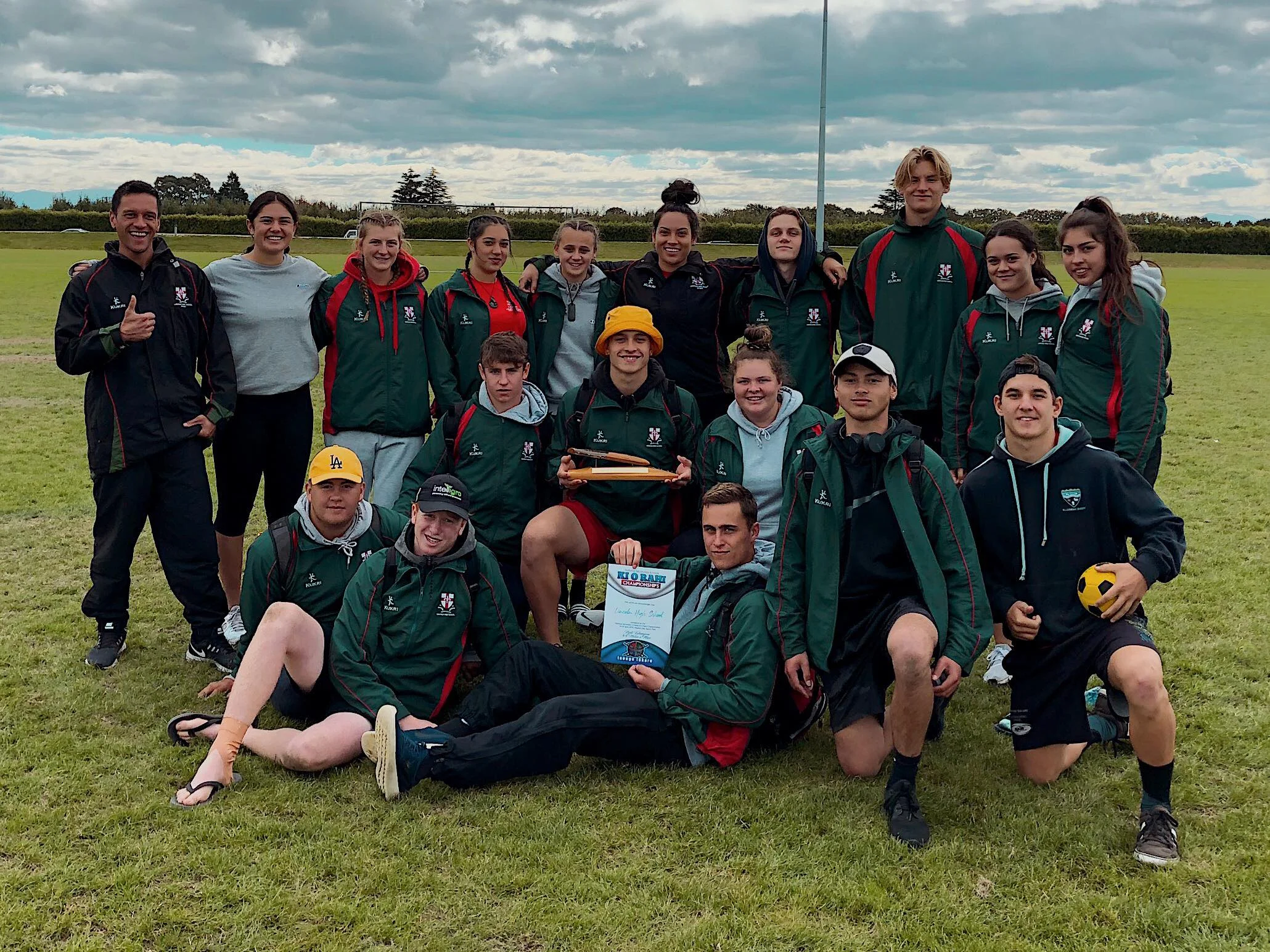 2019 NZSS Ki o Rahi Nationals - Lincoln High School Winners of Ki o Rahi Spirit Trophy