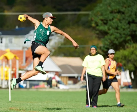 2014 NZ Secondary School Nationals - Wellington - Iasiah Harrington-Bartlett playing for Taita College