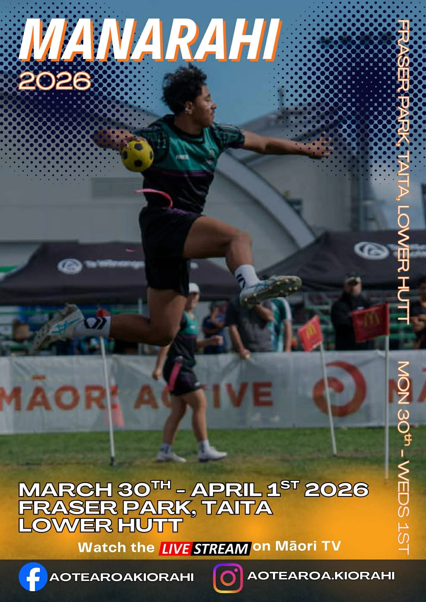 2026 Manarahi - NZ Secondary School Kī o Rahi Nationals Confirmed