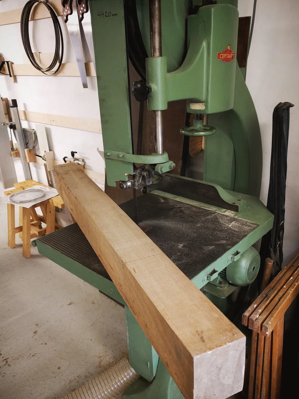 Werkje voor de lintzaag