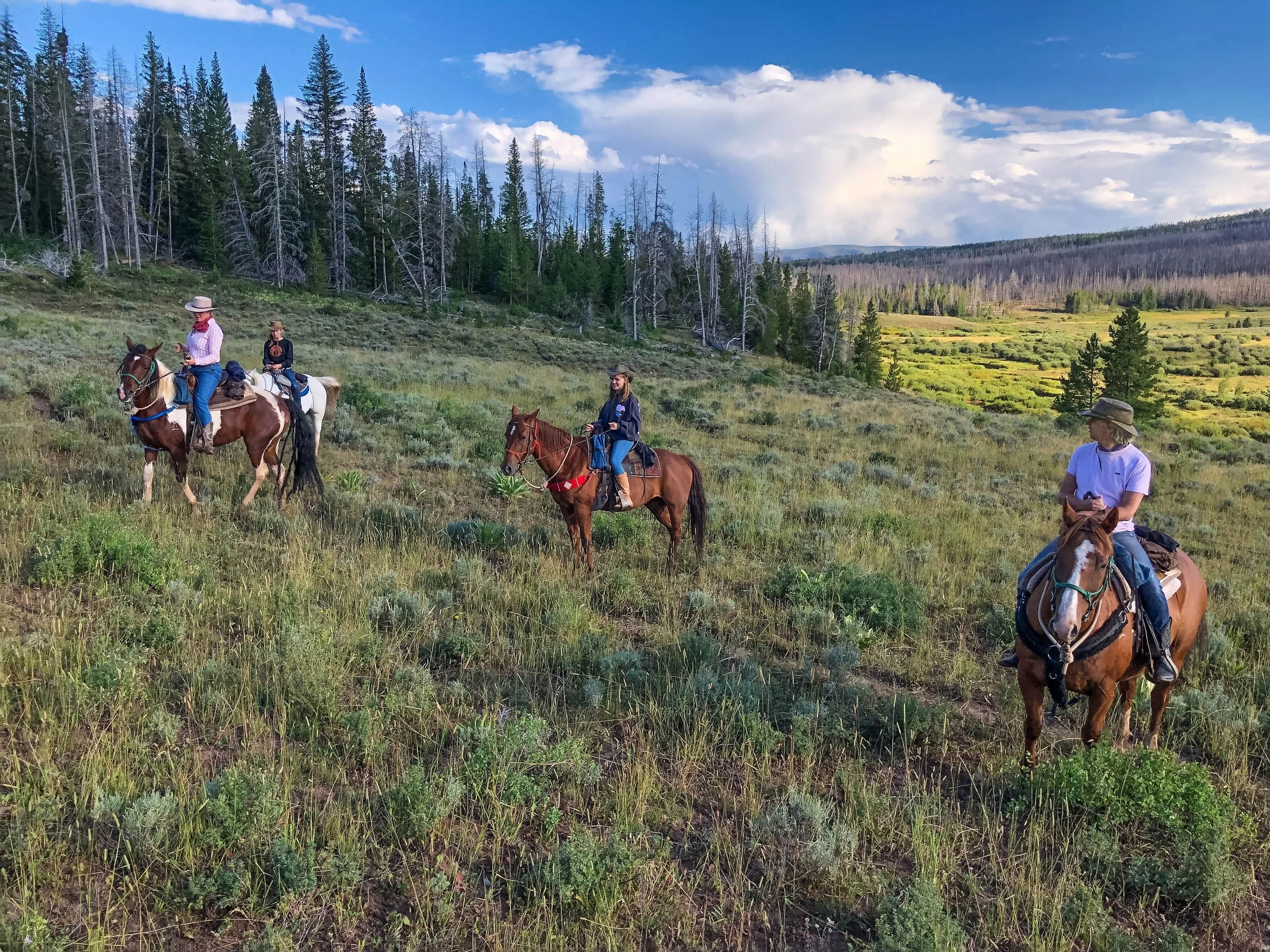 Latigo Guest Ranch, Colorado USA — Top with kids