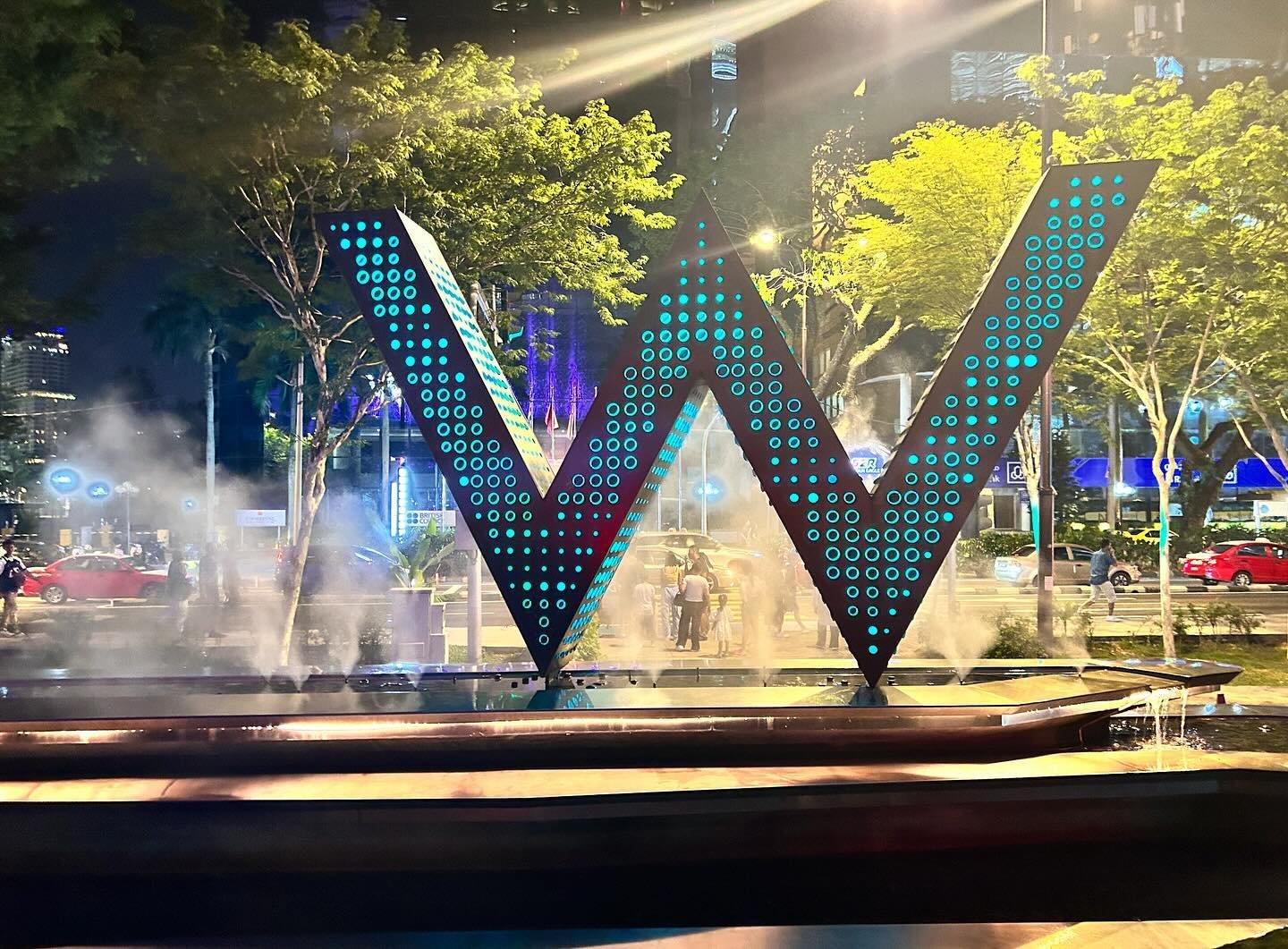 Upon arriving at the W Hotel in Kuala Lumper, Malaysia, the modern, artistic vibe hits us immediately. The lobby is a striking blend of bold design and sleek elegance, with a fantastic energy. We are welcomed happily, setting the tone for a seamless 