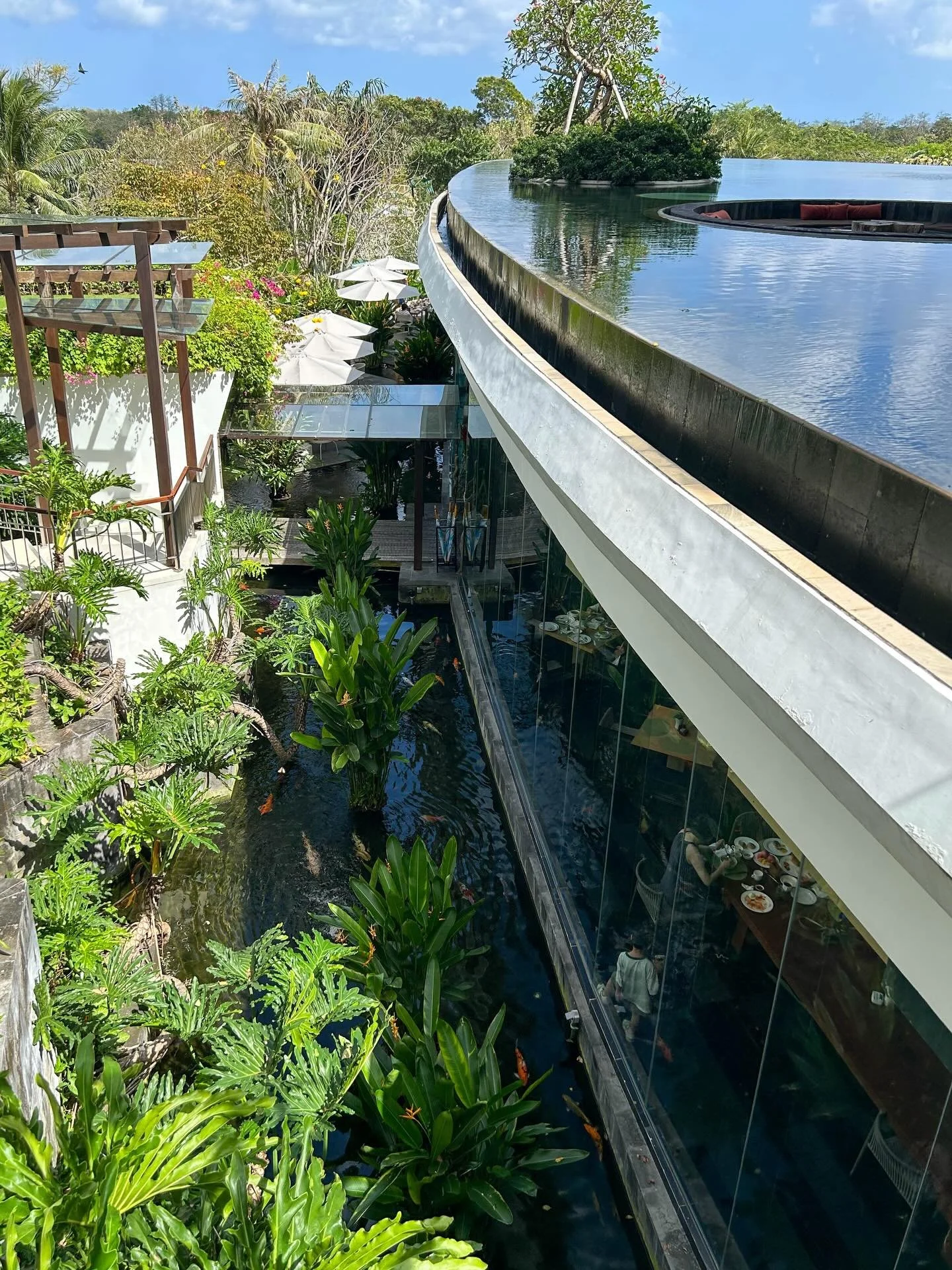 This surely looks like an infinity pool....😎. While staying at the Ayana resort Bali. See our site for the review. 

#FamilyTravel #LuxuryFamilyTravel #TravelWithKids #ExploreMore #FamilyVacation #culturaladventures #luxurylifestyle #luxurytravel #l
