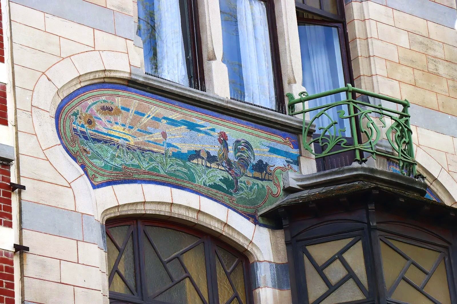 Visite du patrimoine l'art nouveau à Bruxelles à vélo