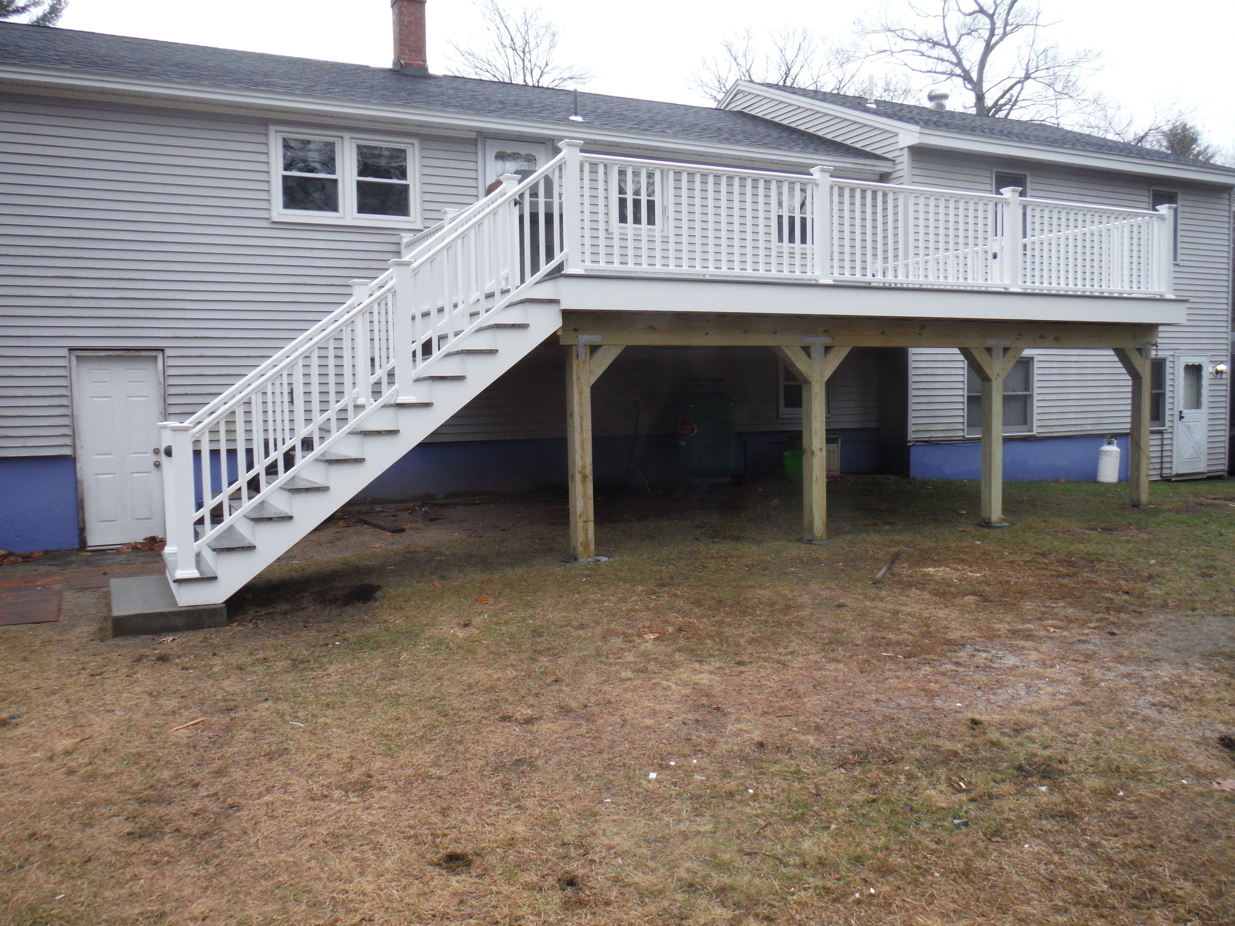  Deck - Demo Old Deck, Build a New Deck 